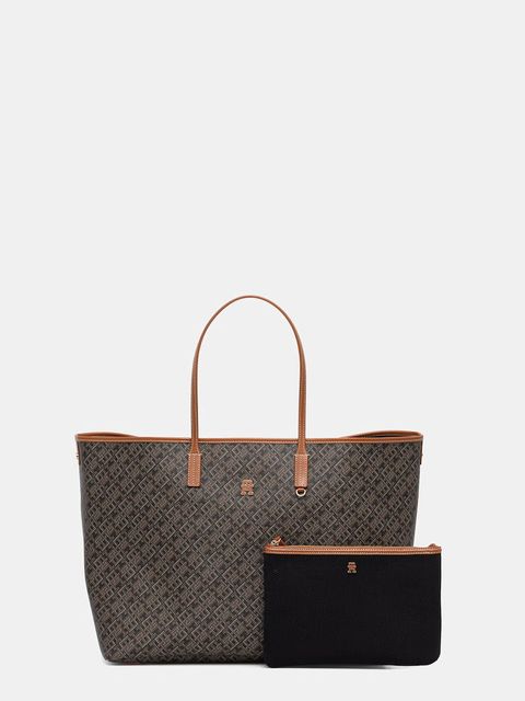 Tommy Hilfiger torebka tote damska z imitacji skóry - zdjęcie produktu nr 1