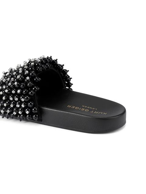 Kurt Geiger London klapki Meena Eagle Bead damskie kolor czarny 5392209999