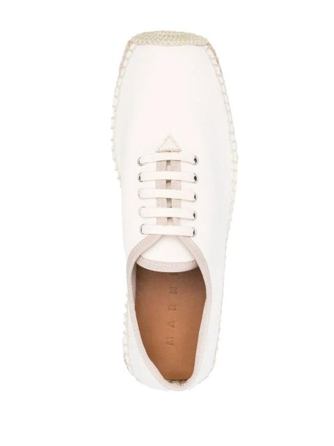 Marni square-toe sneakers - Neutrals