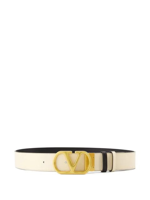 Valentino Garavani V-logo reversible belt - Neutrals - zdjęcie produktu nr 1