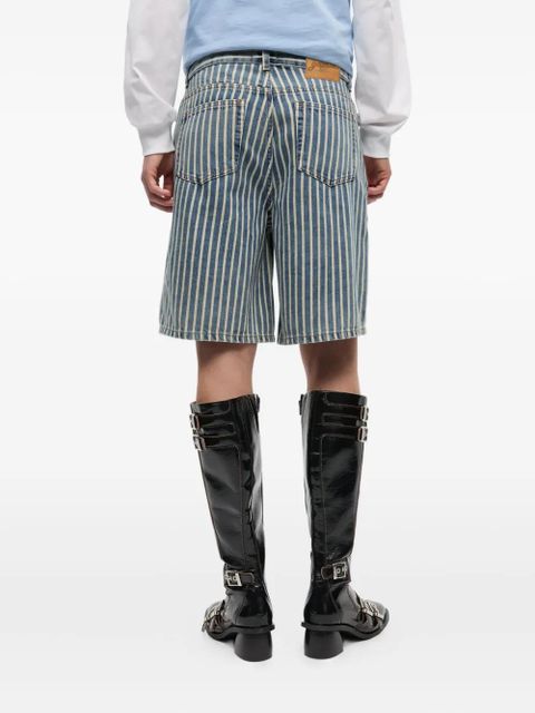 GANNI striped shorts - Blue - zdjęcie produktu nr 2