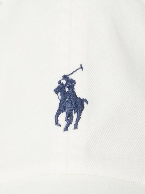 Polo Ralph Lauren czapka z daszkiem bawełniana kolor beżowy gładka 710667709
