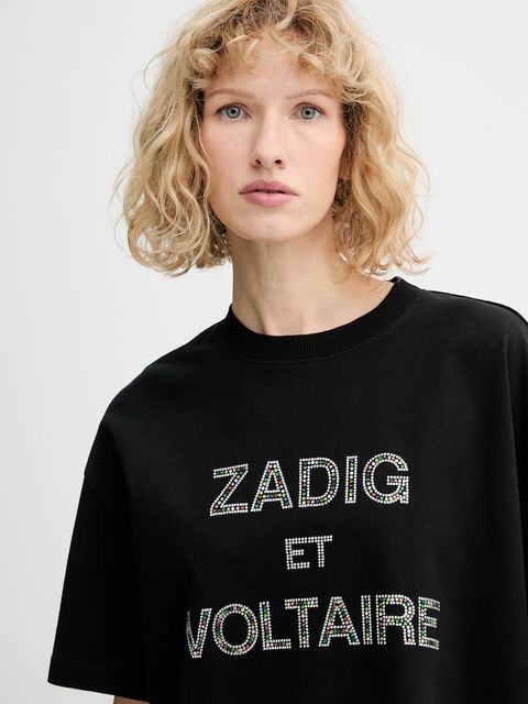 ZADIG&VOLTAIRE t-shirt bawełniany - zdjęcie produktu nr 2
