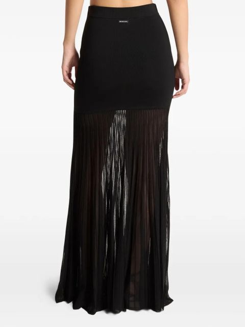 Michael Kors pleated ribbed skirt - Black - zdjęcie produktu nr 2