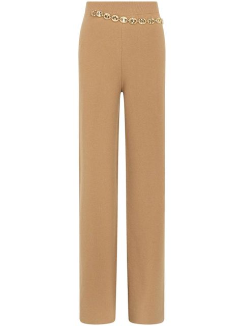 Rabanne belted knit trousers - Neutrals - zdjęcie produktu nr 1
