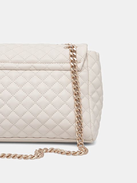 Guess torebka EVERLEE kolor biały HWQG86 79210