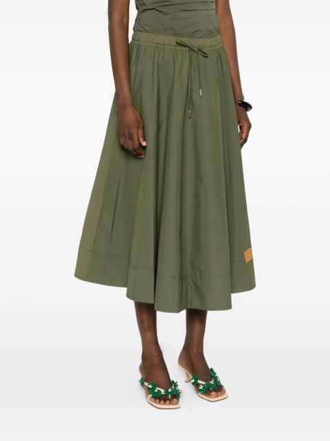 Simkhai drawstring midi skirt - Green