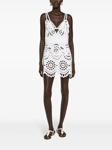 Dolce & Gabbana cut-out plunge minidress - White - zdjęcie produktu nr 2
