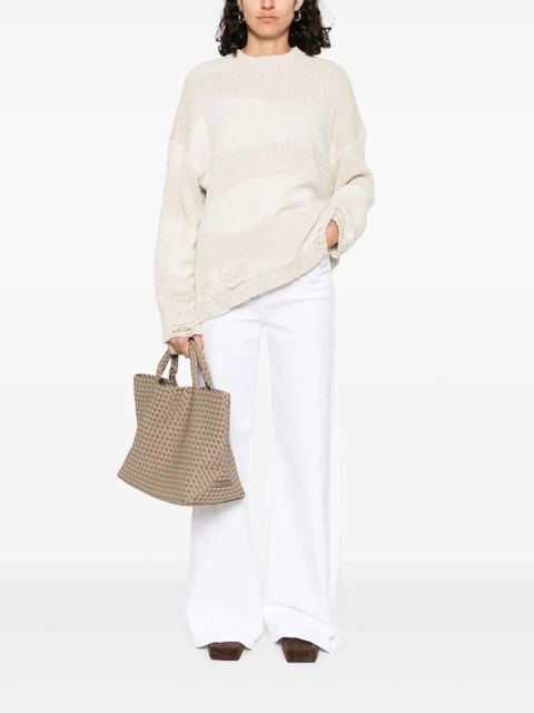 OUR LEGACY distressed sweater - Neutrals - zdjęcie produktu nr 2