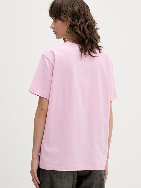 MSGM t-shirt bawełniany damski kolor różowy 3941MDM540.257798