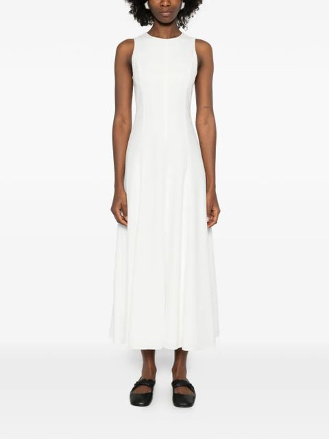 Maje crew-neck midi dress - White