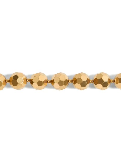 Valentino Garavani faceted-sphere bead necklace - Gold