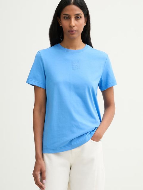 Calvin Klein T-shirt damski bawełniany - zdjęcie produktu nr 1