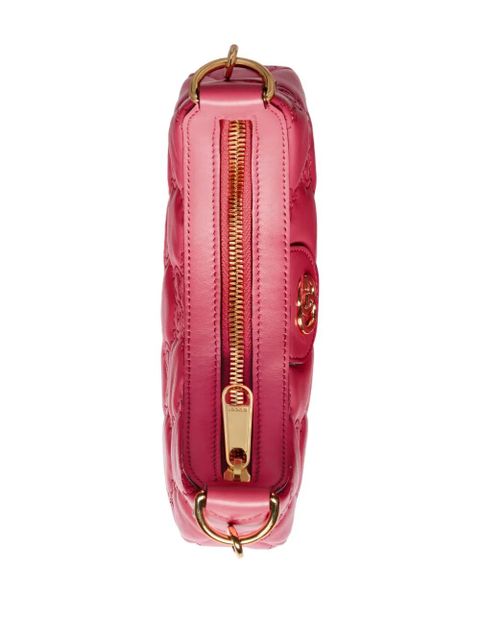 Gucci small GG matelassé shoulder bag - Pink