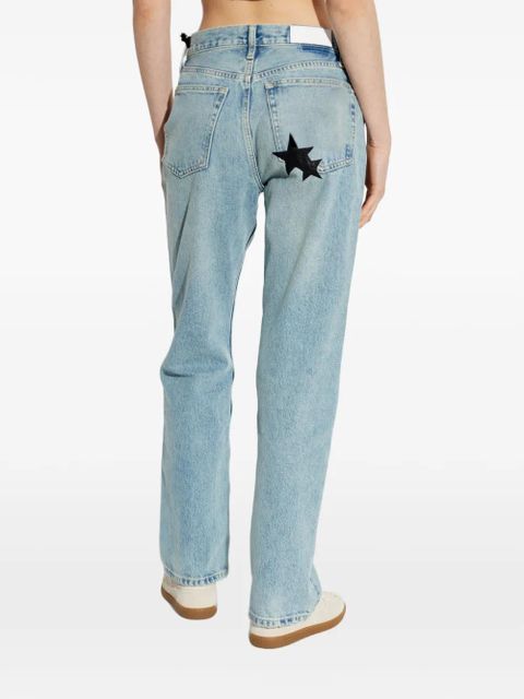 RE/DONE star-patch jeans - Blue