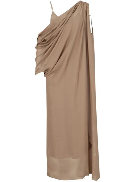 KHAITE Taj midi dress - Neutrals - zdjęcie produktu nr 1