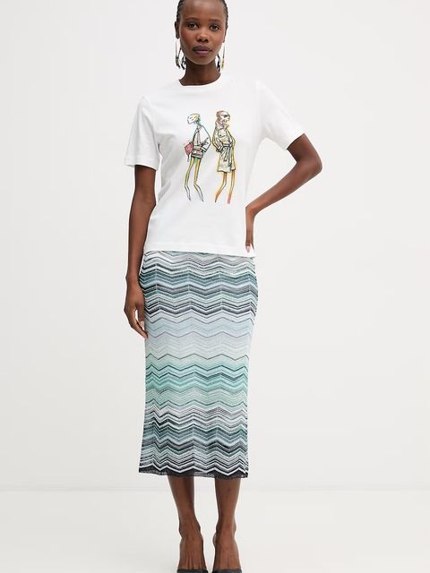 Missoni t-shirt bawełniany - zdjęcie produktu nr 1