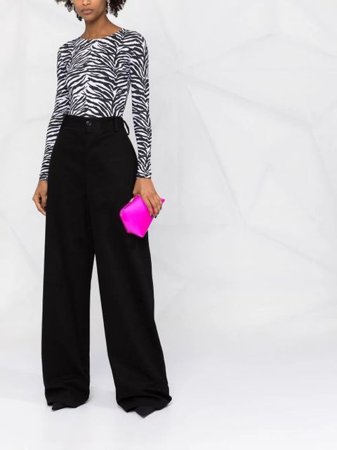 The Attico 8.30PM satin clutch bag - Pink