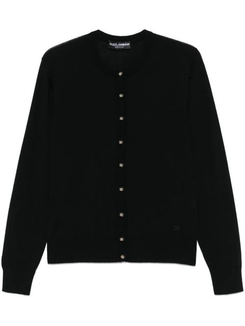 Dolce & Gabbana DG-buttons cardigan - Black - zdjęcie produktu nr 1