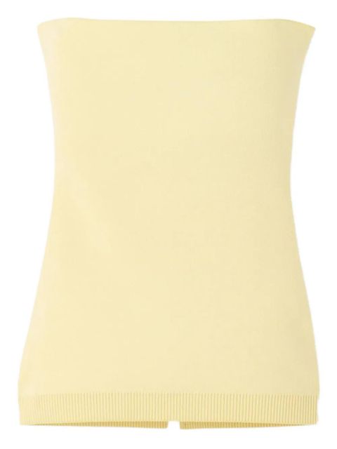Jacquemus strapless knitted top - Yellow - zdjęcie produktu nr 1