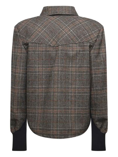 PINKO plaid buttoned shirt - Neutrals - zdjęcie produktu nr 2