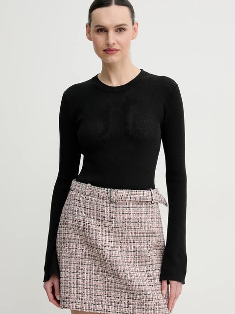 Day Birger et Mikkelsen sweter z domieszką lnu Teran damski kolor czarny lekki DAY65243760 - zdjęcie produktu nr 1