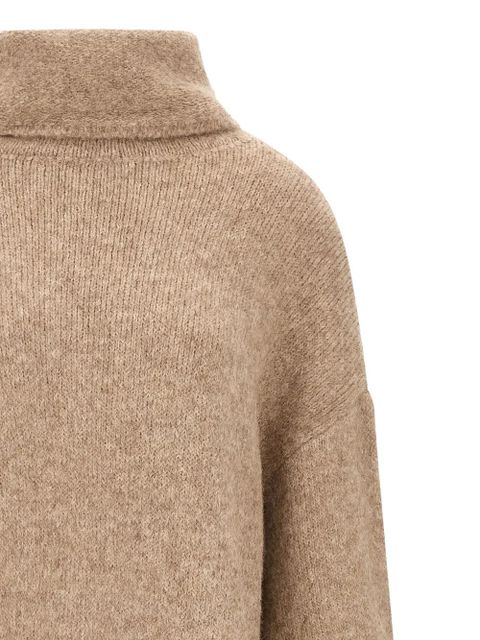 ENTIRE STUDIOS Manhattan turned-up midi dress - Neutrals