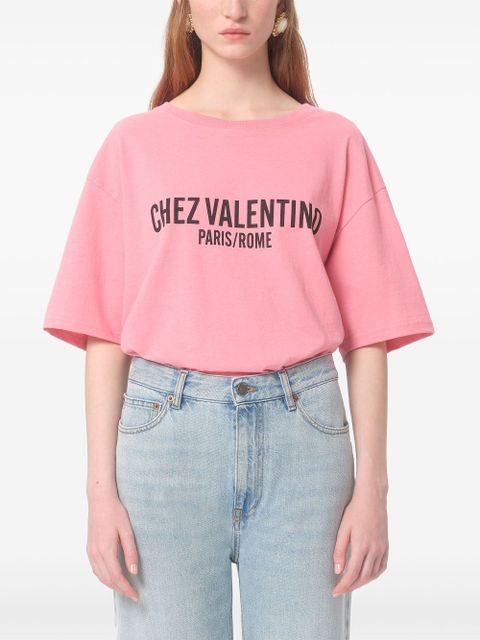 Valentino Garavani Chez-print T-shirt - Pink