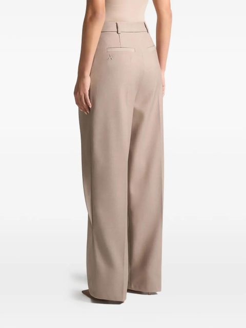Manière De Voir D-ring pleated tailored trousers - Neutrals