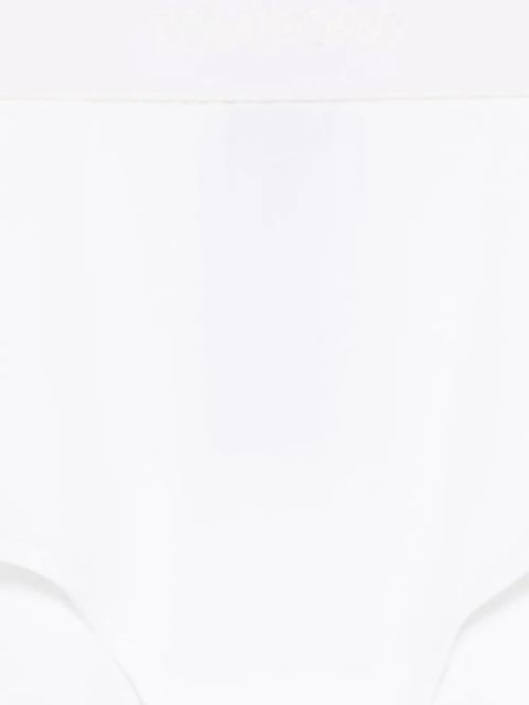 TOM FORD logo-waistband brief - White