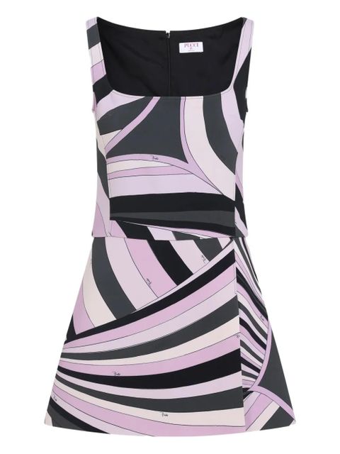 PUCCI abstract-print sleeveless dress - Pink - zdjęcie produktu nr 1