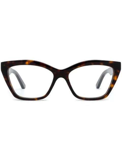 Balenciaga Eyewear cat-eye glasses - Brown - zdjęcie produktu nr 1