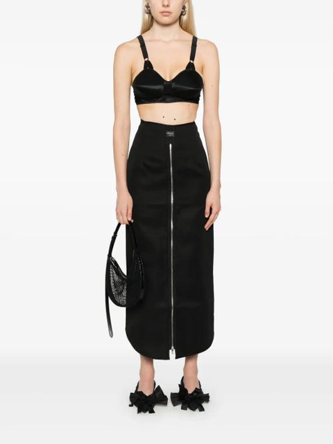 Coperni zip maxi skirt - Black - zdjęcie produktu nr 2