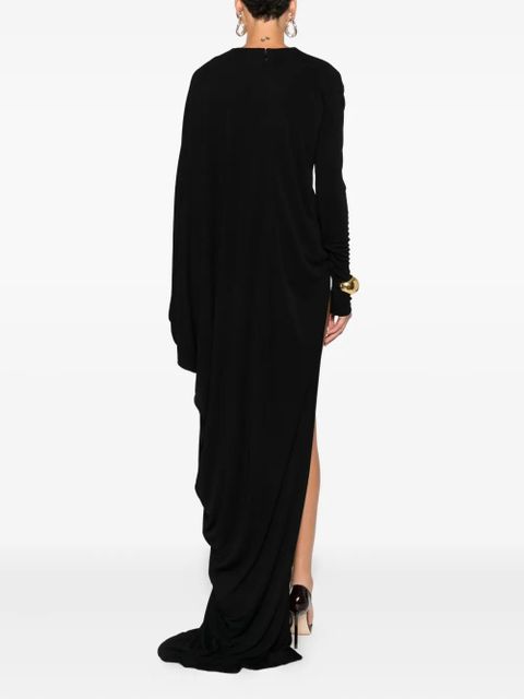 TOM FORD cut-out draped dress - Black