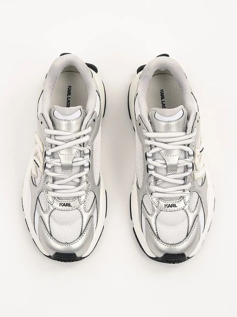 Karl Lagerfeld sneakersy ORION damskie kolor srebrny KL65525