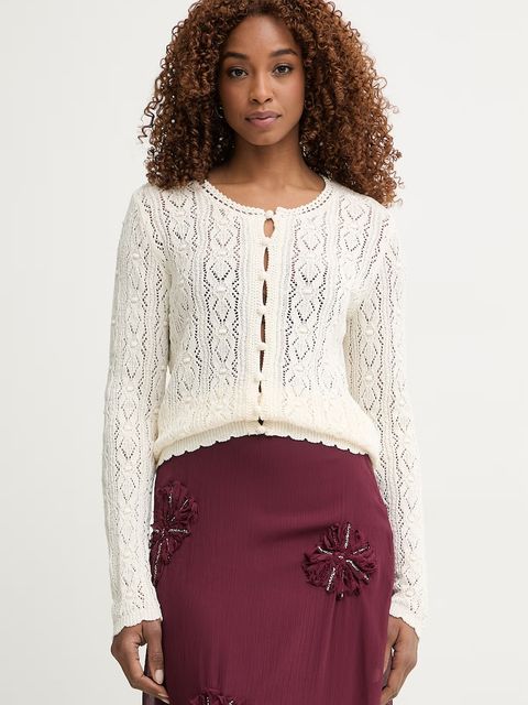 Pedro del Hierro kardigan damski ażurowy - zdjęcie produktu nr 1