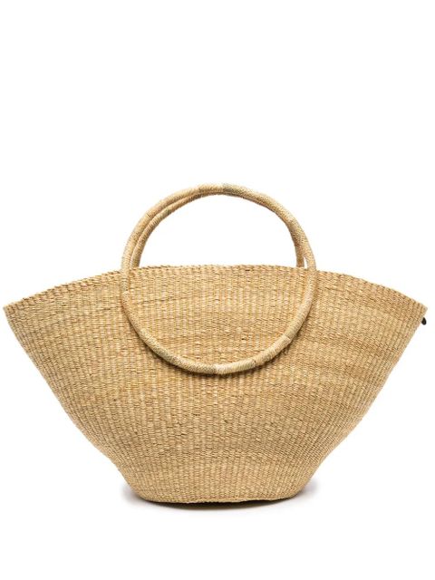 Muun interwoven-design tote bag - Neutrals - zdjęcie produktu nr 1