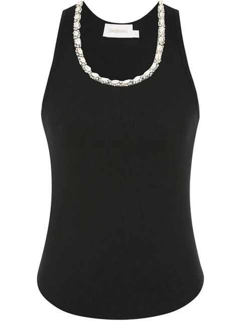 ZIMMERMANN Illuminate tank top - Black - zdjęcie produktu nr 1