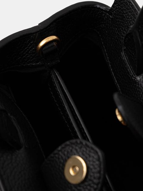 Bally torebka skórzana kolor czarny WAH02F