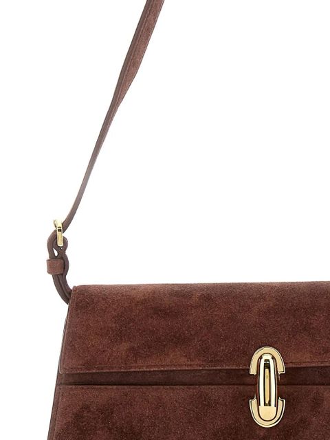 Savette Symmetry suede shoulder bag - Brown - zdjęcie produktu nr 2