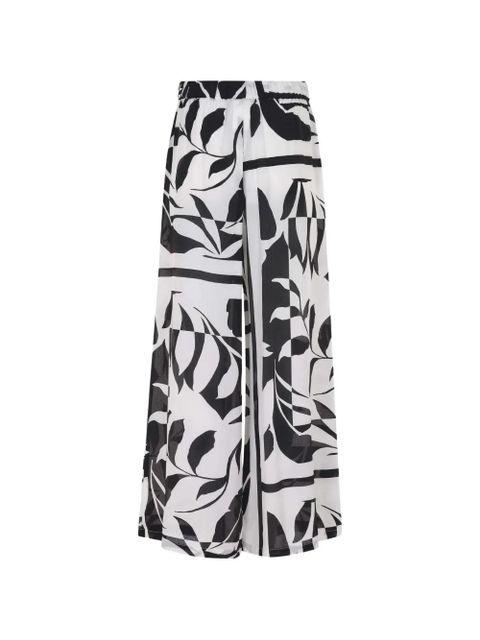 Max Mara Bchvoto floral-print palazzo pants - White - zdjęcie produktu nr 2