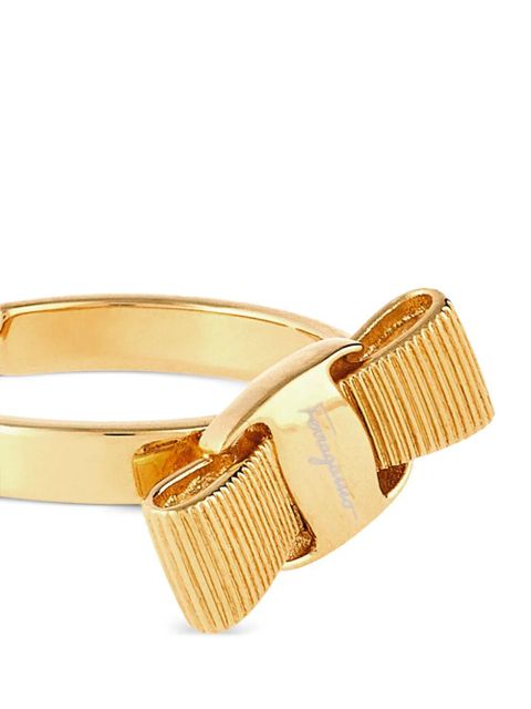Ferragamo Vara bow polished ring - Gold - zdjęcie produktu nr 2