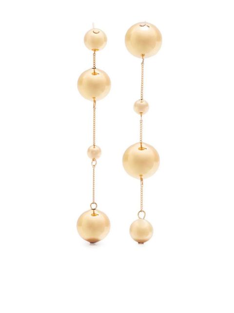 Cult Gaia Adrienne bead-embellished drop earrings - Gold - zdjęcie produktu nr 1