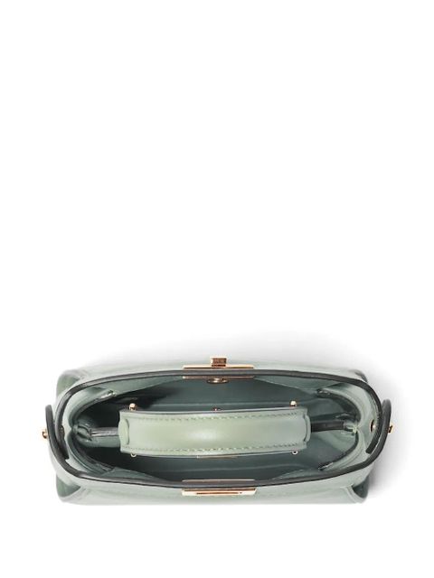 FENDI nano Peekaboo leather mini bag - Green
