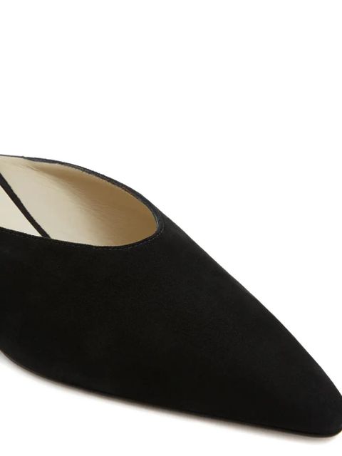 Le Monde Beryl 40mm Victoria Micro wedge-heel mules - Black - zdjęcie produktu nr 2