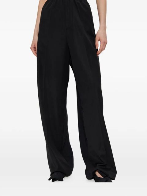 Balenciaga elasticated-waistband trousers - Black