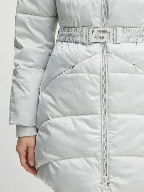 Guess kurtka SELINE damska kolor szary zimowa W4BL58 WGL72