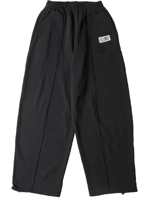 MM6 Maison Margiela logo-tape track pants - Black - zdjęcie produktu nr 1