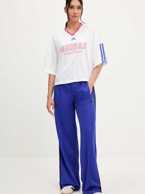 adidas t-shirt Tiro damski kolor biały JW6849 - zdjęcie produktu nr 2