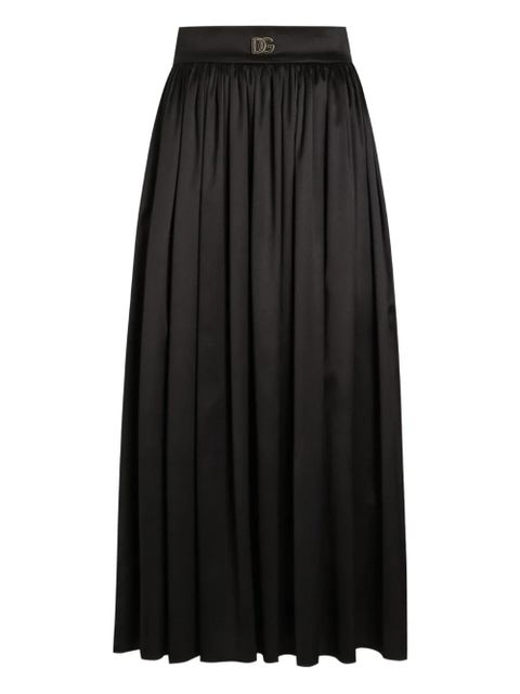 Dolce & Gabbana DNA pleated midi skirt - Black - zdjęcie produktu nr 1